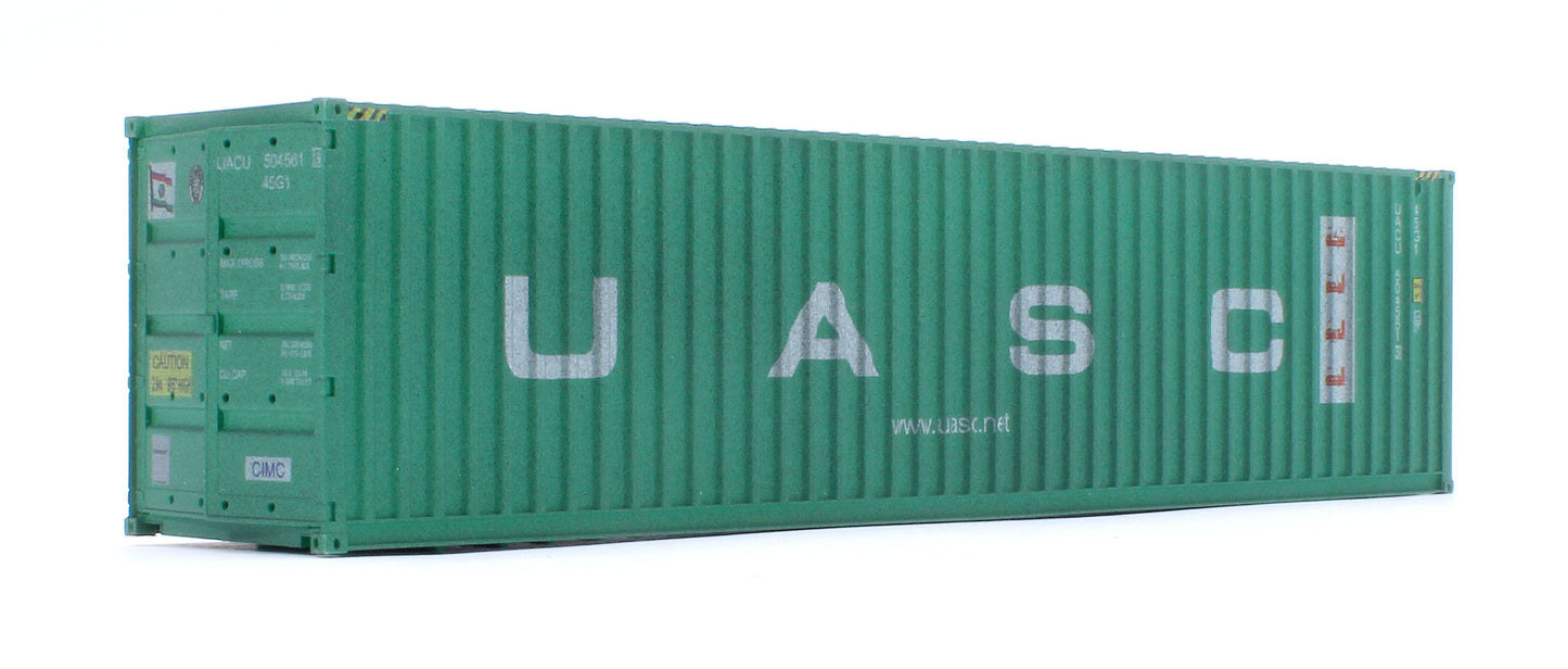 40ft High Cube Container UASC Twin Pack - Weathered