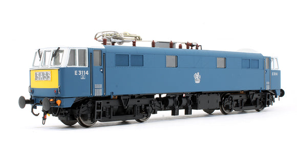 Pre-Owned Class 86/0 'AL6' Bo-Bo Electric Locomotive BR Blue E3114 with small yellow warning panels and blue bufferbeams