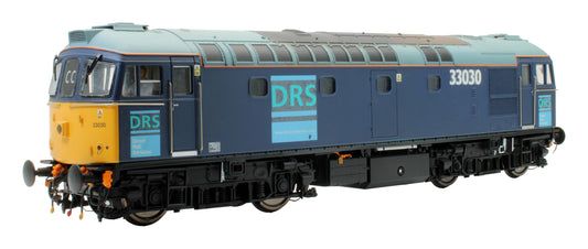 Pre-Owned 3396 DRS Blue Class 33 '33030' Diesel Locomotive - Repainted - DCC Sound