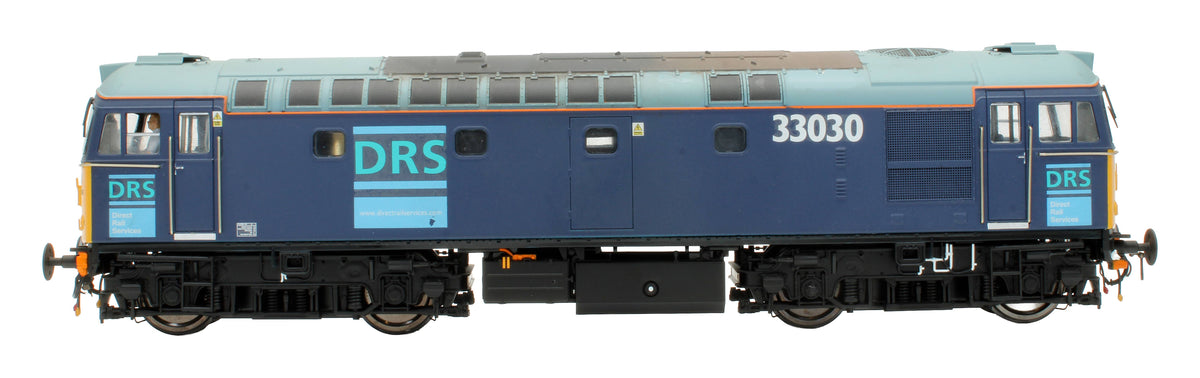 Pre-Owned 3396 DRS Blue Class 33 '33030' Diesel Locomotive - Repainted - DCC Sound