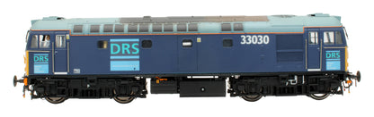 Pre-Owned 3396 DRS Blue Class 33 '33030' Diesel Locomotive - Repainted - DCC Sound