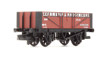 Pre-Owned 5 Plank Wagon 'Cefnmawr & Rhosymedre Gas Co' No.12