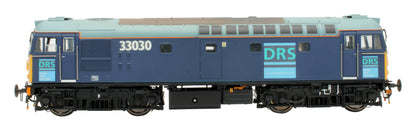 Pre-Owned 3396 DRS Blue Class 33 '33030' Diesel Locomotive - Repainted - DCC Sound