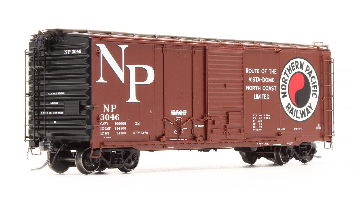 Pre-Owned 26061-04 Pullman Standard PS-1 40' Combination Door Box Car NP Original 12-59 W/YPD - Road #3046