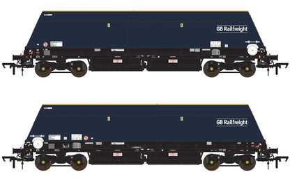 Cutdown HYA Twin Pack -  Blue/Black with GB Railfreight branding with Tail Lights  (Pack 1)