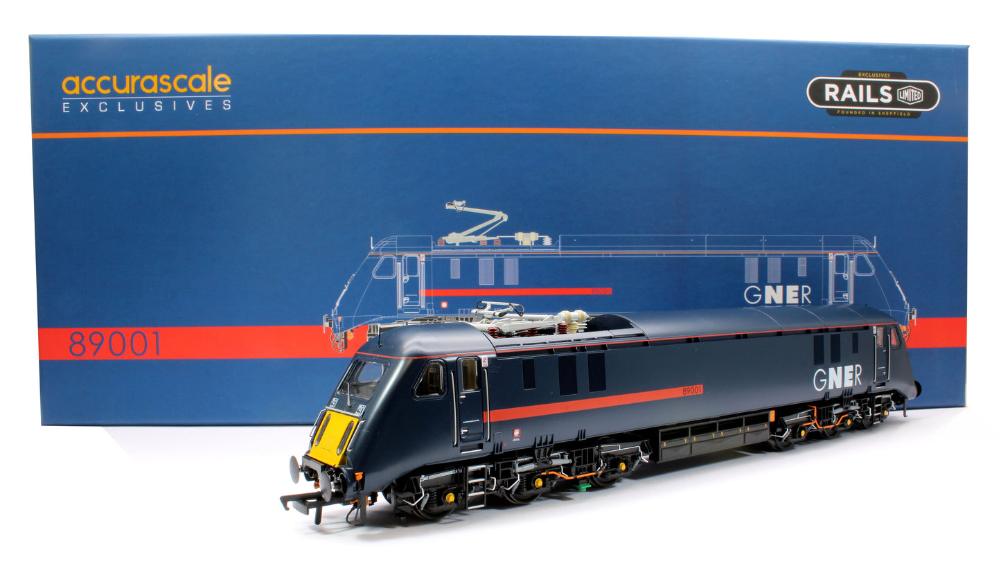Class 89 (89001) GNER (White Lettering) Electric Locomotive (DCC Sound Fitted)