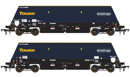 Cutdown HYA Twin Pack -  Blue/Black with Touax/GB Railfreight branding  (Pack 2)