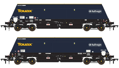 Cutdown HYA Twin Pack -  Blue/Black with Touax/GB Railfreight branding  (Pack 3)