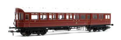 Autocoach GWR 37 Lined Crimson Lake - DCC Fitted