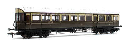 Autocoach GWR 40 Lined Chocolate & Cream - DCC Fitted