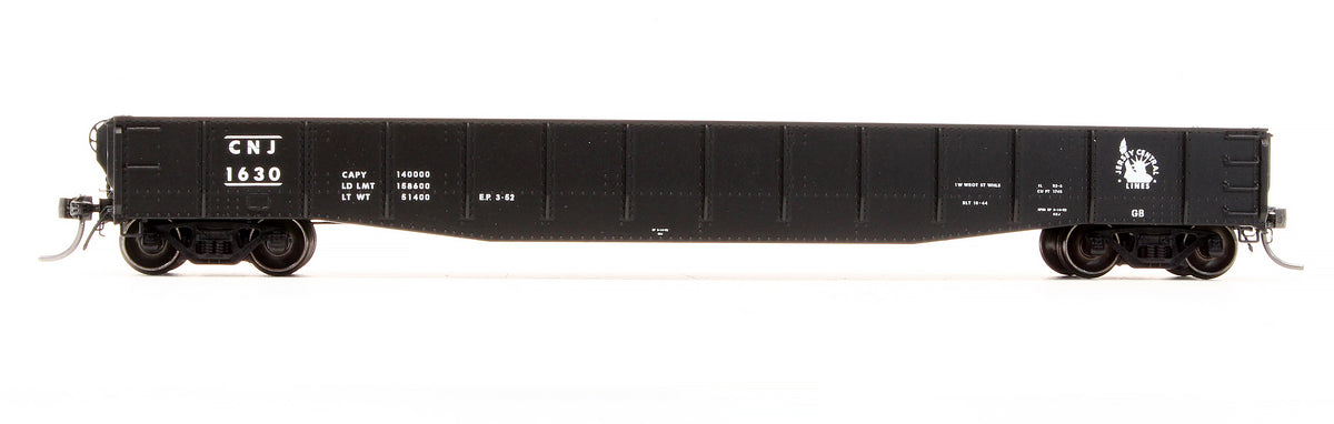 Pre-Owned 10914-13 Bethlehem Steel 52' 6" 70-Ton Riveted Gondola CNJ Restncil 1952 - Road #1630