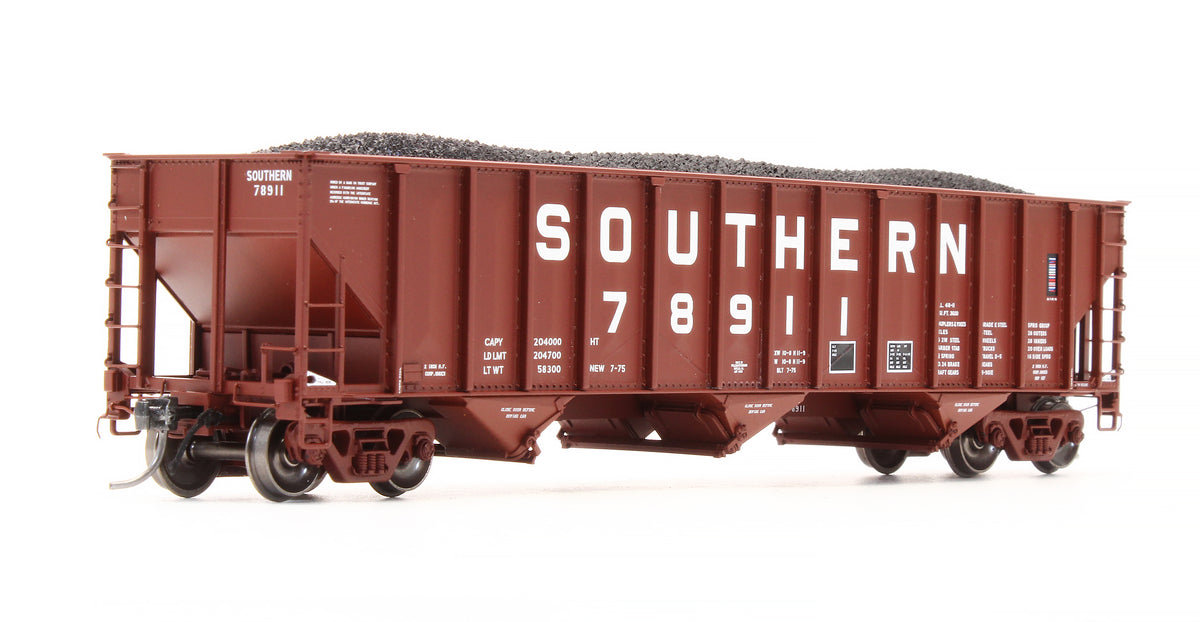 Pre-Owned 24210-24 Pullman Standard PS3526/3600 HT 3-Bay Coal Hopper Southern Brown Delivery 1975+ - Road #78911
