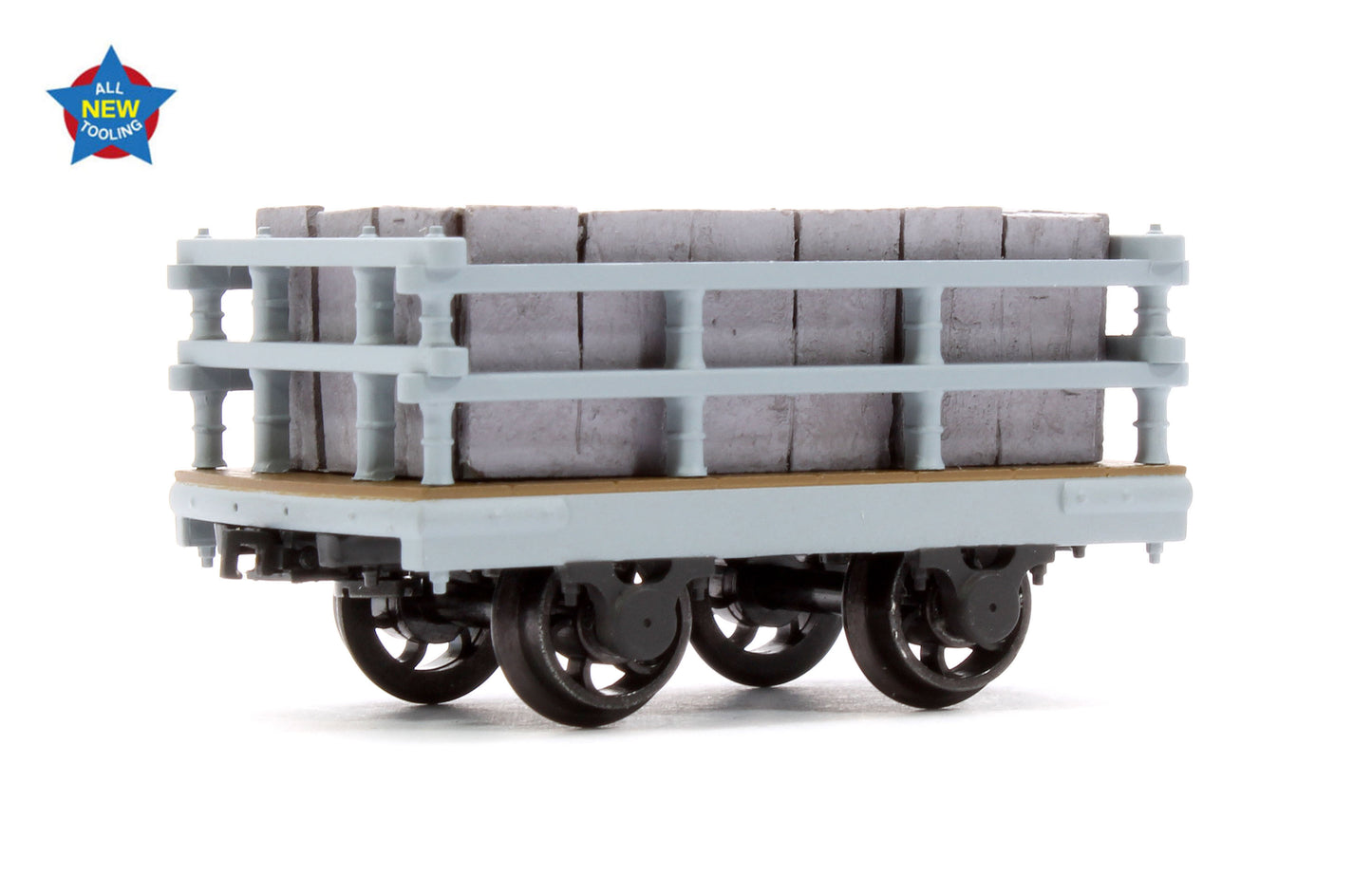 Dinorwic Slate Wagon with sides Grey (With Load)