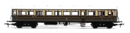Autocoach GWR 40 Lined Chocolate & Cream - DCC Fitted