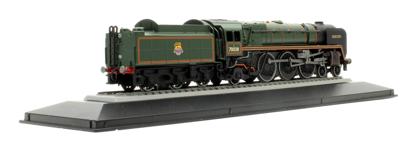 Pre-Owned ST97703 BR Green 4-6-2 Britannia Class 70038 'Robin Hood' (Static Diecast Model)