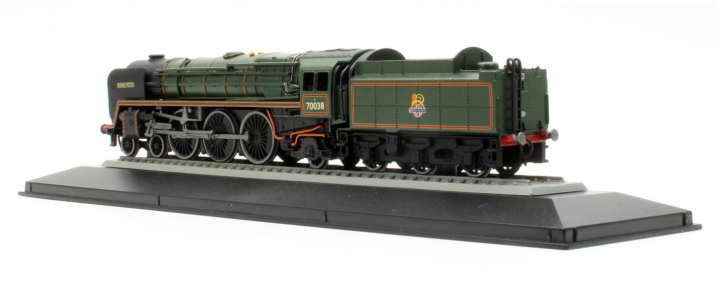 Pre-Owned ST97703 BR Green 4-6-2 Britannia Class 70038 'Robin Hood' (Static Diecast Model)