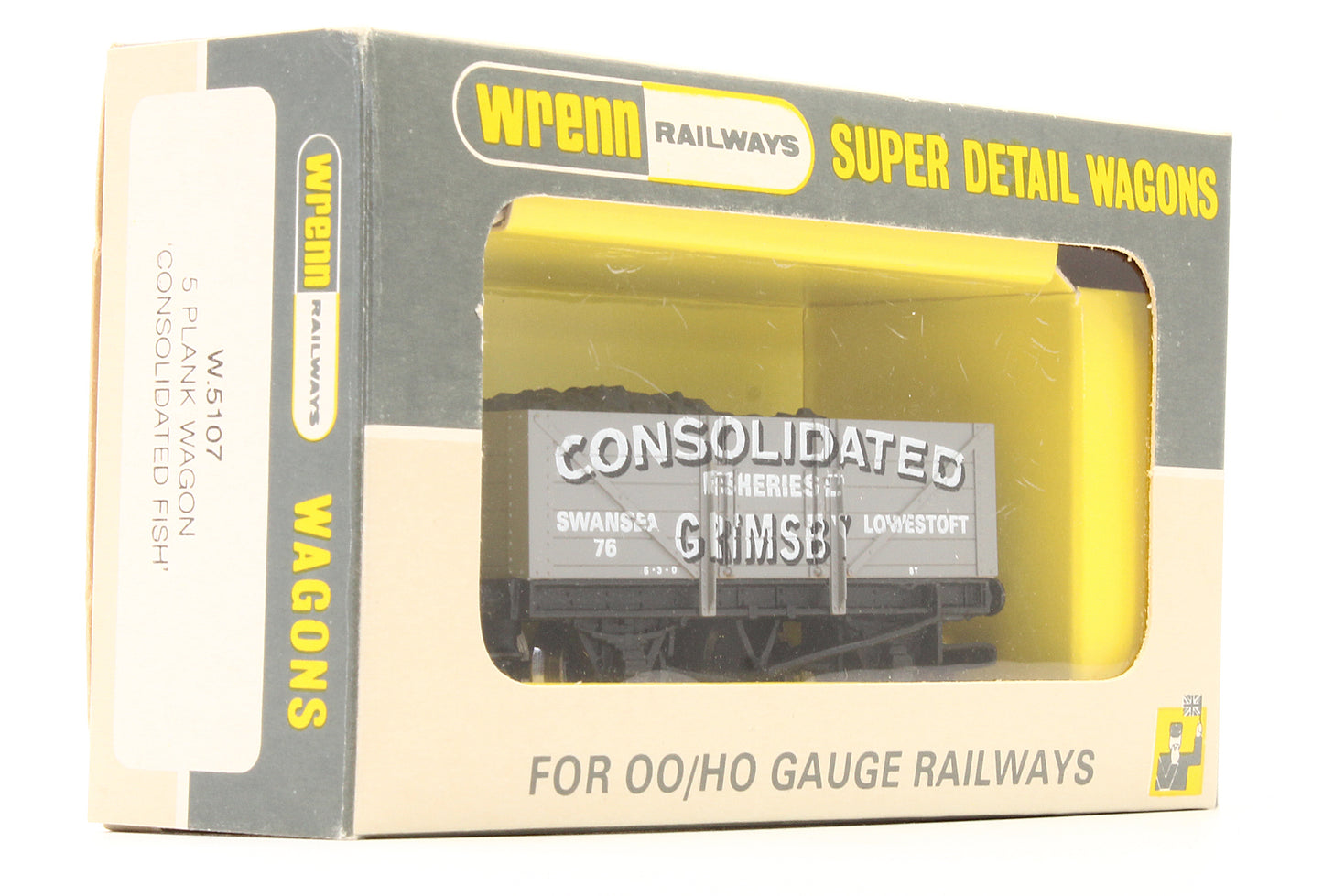 Pre-Owned W5107 5 Plank Wagon 'Consolidated Fish' No.76