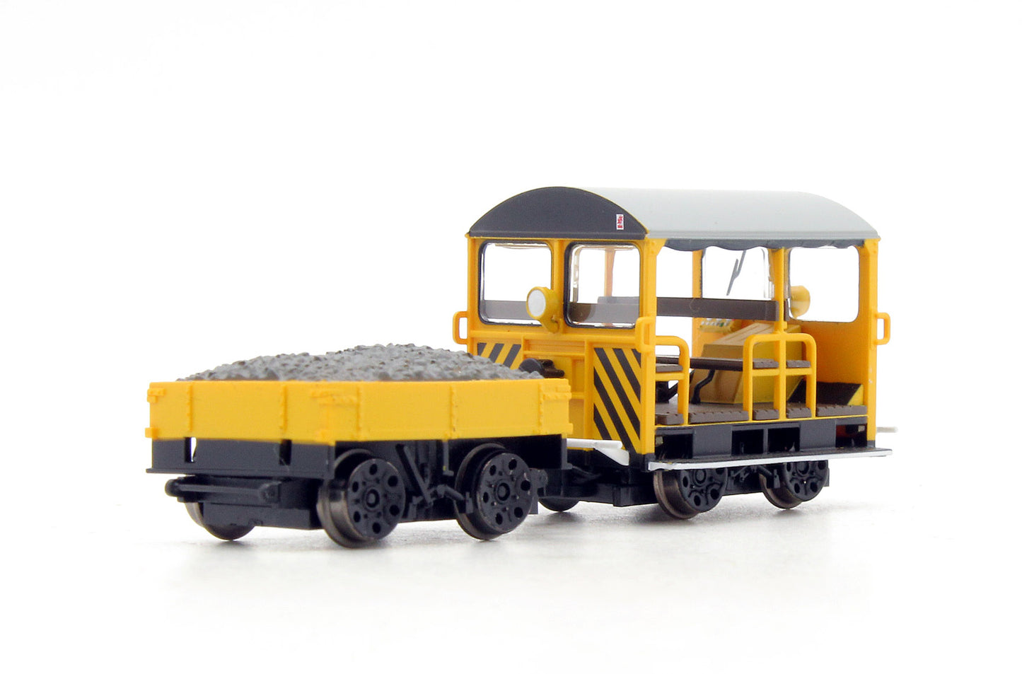 Pre-Owned 32-993 Wickham Trolley Car Engineers Yellow With Wasp Stripes