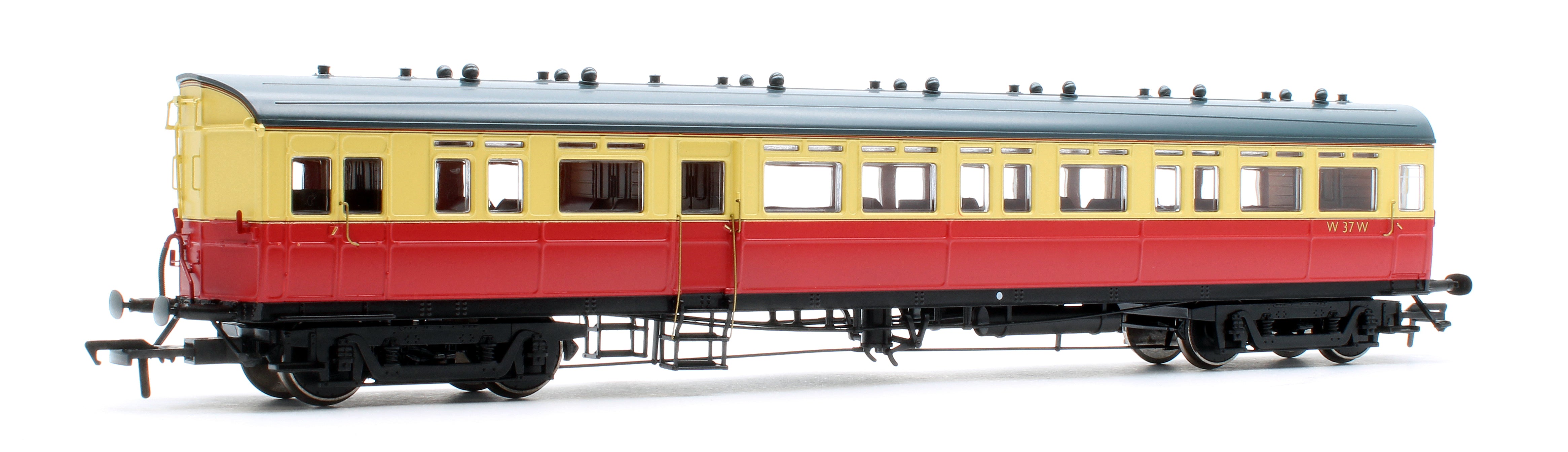 Dapol 4P-004-005 Autocoach BR W37W Carmine & Cream – Rails