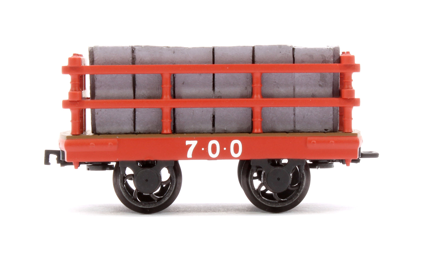 Dinorwic Slate Wagon with sides Red (With Load)