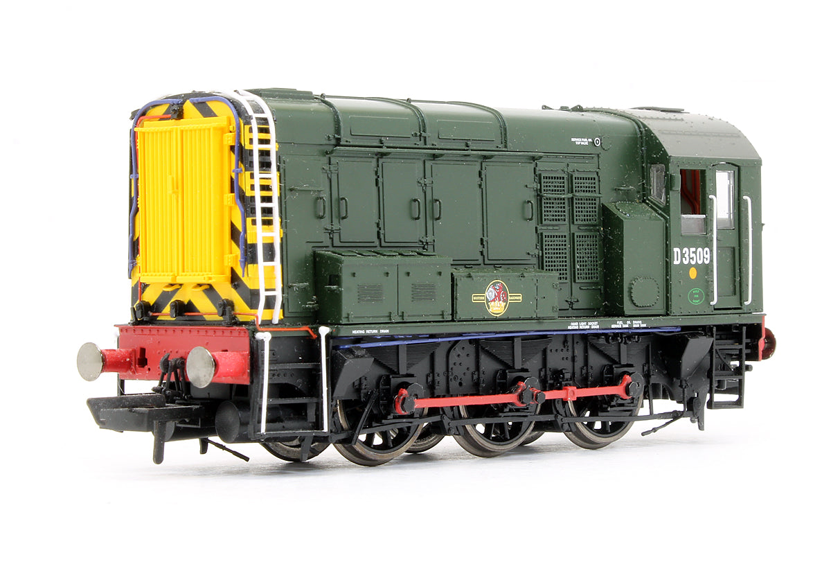 Pre-Owned Class 08 'D3509' BR Green Diesel Shunter Locomotive - DCC Fitted
