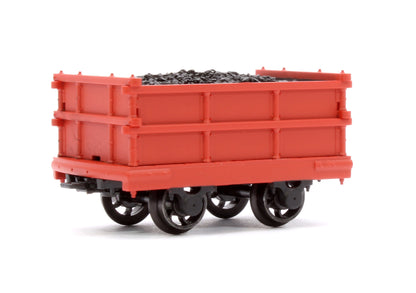 Dinorwic Coal Wagon Red (With Load)