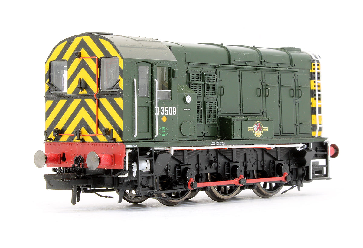 Pre-Owned Class 08 'D3509' BR Green Diesel Shunter Locomotive - DCC Fitted