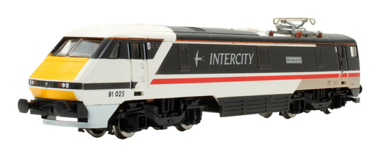 Pre-Owned R392 BR InterCity Swallow Class 91 91025 'BBC Radio One FM' Electric Locomotive