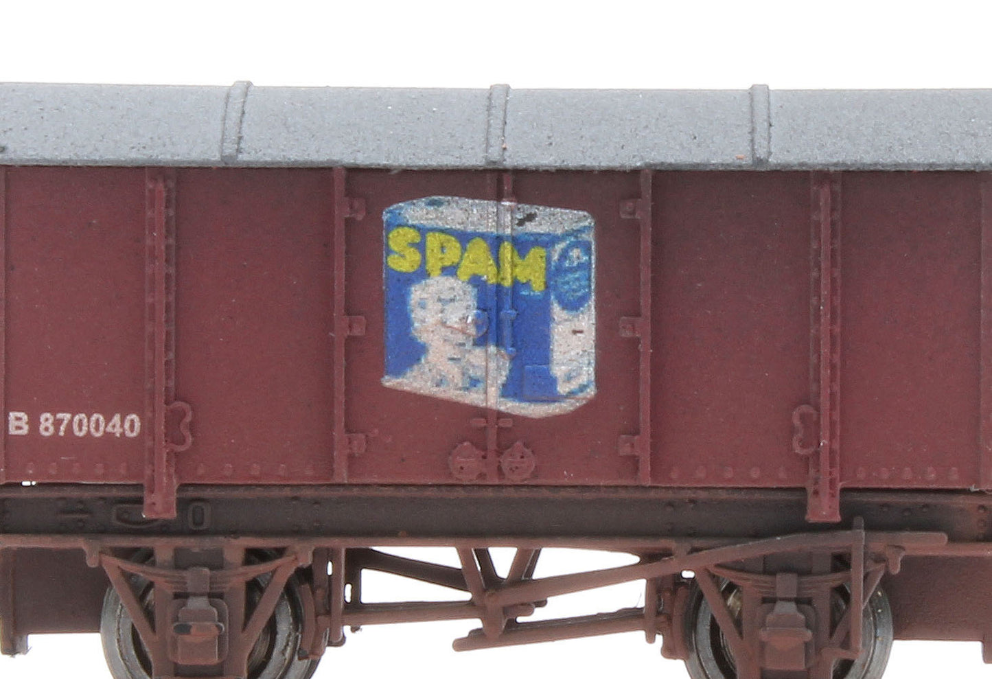 2F-013-122 Gunpowder Van Spam - Weathered
