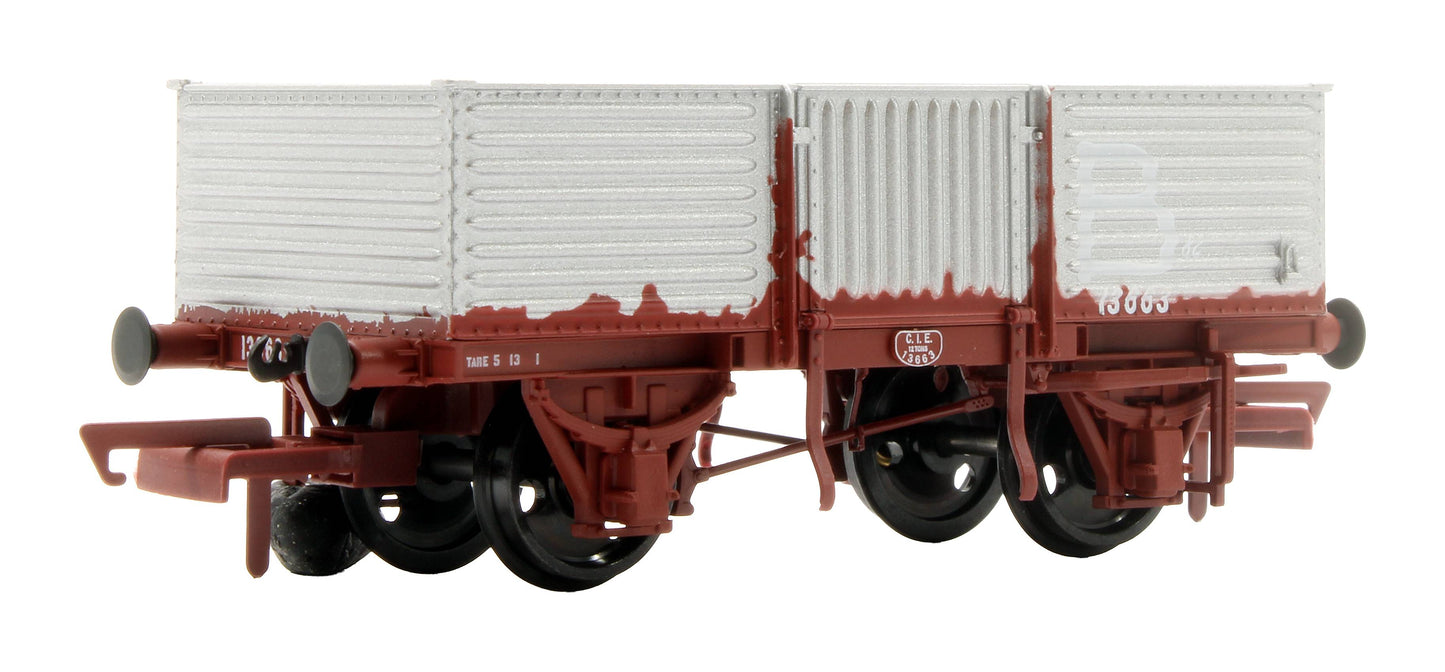 Pre-Owned IRM1261 CIÉ 12T Corrugated Open Wagon - Roundel - Beet Traffic - Pack 3
