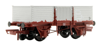 Pre-Owned IRM1261 CIÉ 12T Corrugated Open Wagon - Roundel - Beet Traffic - Pack 3
