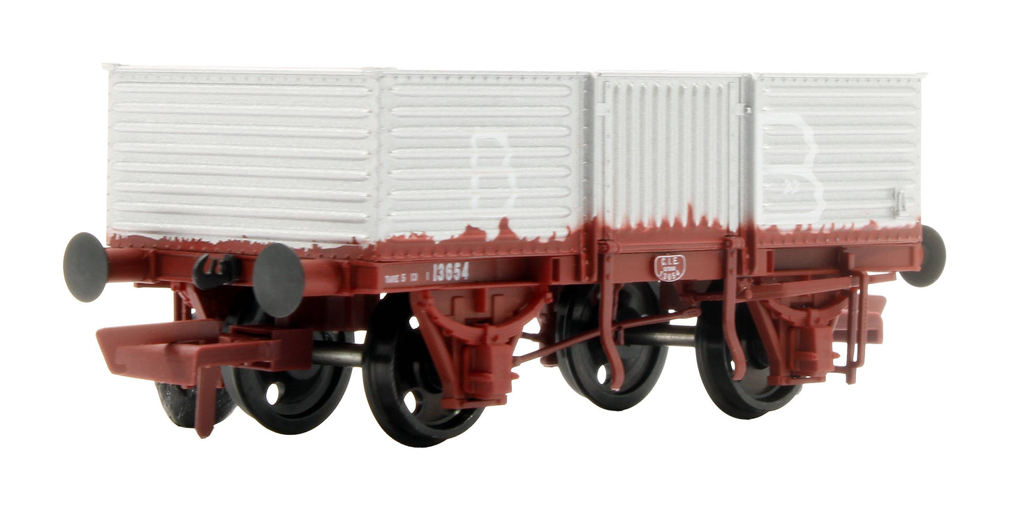 Pre-Owned IRM1261 CIÉ 12T Corrugated Open Wagon - Roundel - Beet Traffic - Pack 3