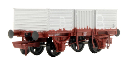 Pre-Owned IRM1261 CIÉ 12T Corrugated Open Wagon - Roundel - Beet Traffic - Pack 3