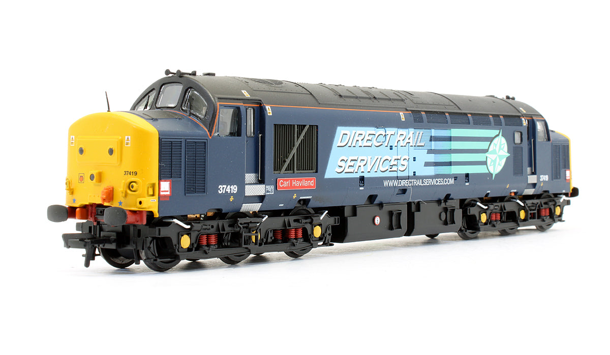 Pre-Owned Class 37419 'Carl Haviland' DRS Compass Diesel Locomotive - Renamed & Numbered - DCC Fitted