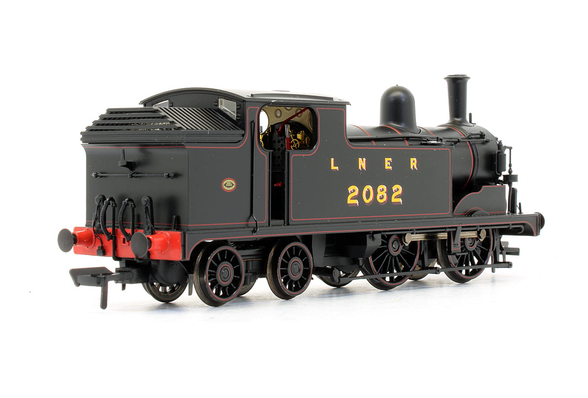 Pre-Owned 35-253ZSF NER Class O (G5) Tank '2082' LNER Lined Black Steam Locomotive - Exclusive Edition - DCC Sound