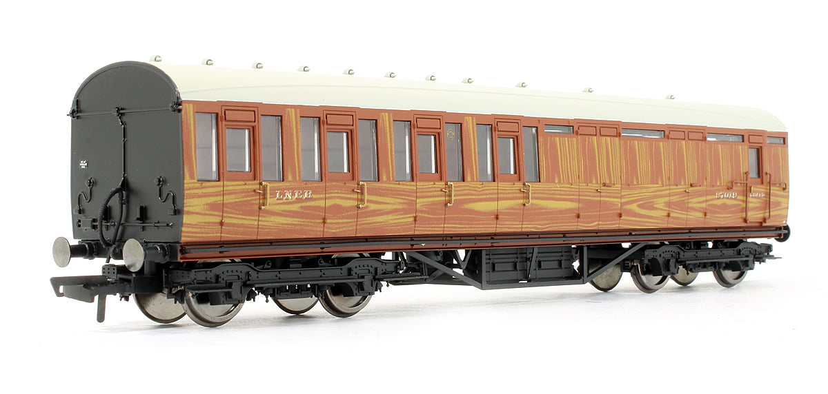 Pre-Owned LNER Thompson Suburban Brake 3rd Class Coach '87019'