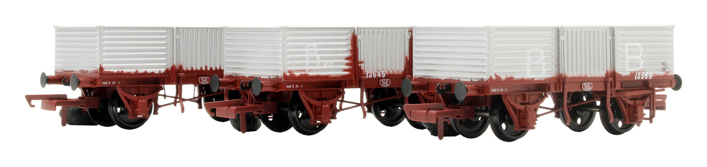 Pre-Owned IRM1260 CIÉ 12T Corrugated Open Wagon - Roundel - Beet Traffic - Pack 2
