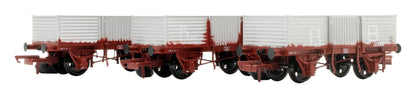 Pre-Owned IRM1260 CIÉ 12T Corrugated Open Wagon - Roundel - Beet Traffic - Pack 2