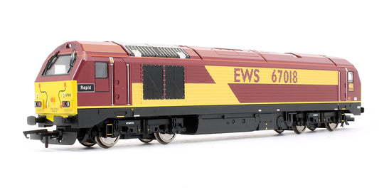 Pre-Owned EWS Class 67018 'Rapid' Diesel Locomotive (DCC Fitted)