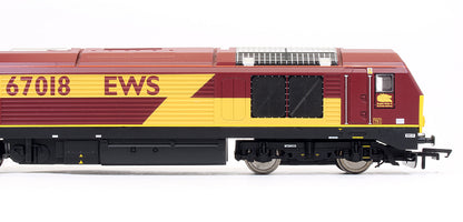 Pre-Owned EWS Class 67018 'Rapid' Diesel Locomotive (DCC Fitted)