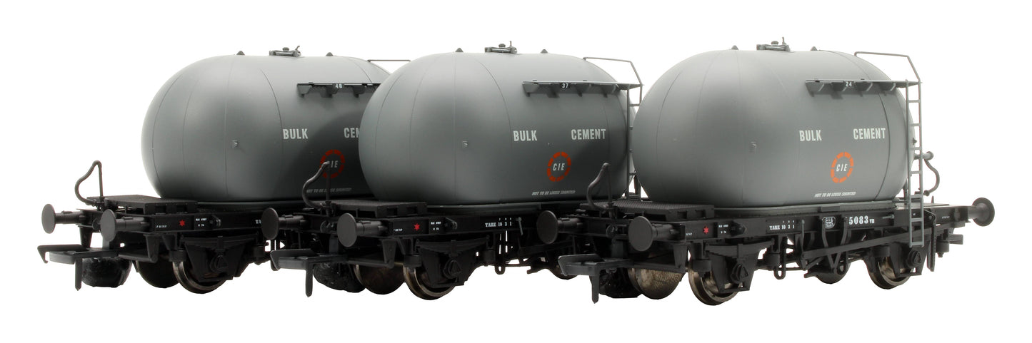 Pre-Owned IRM1018 CIE Bulk Cement Wagon - Grey/Black - Set I