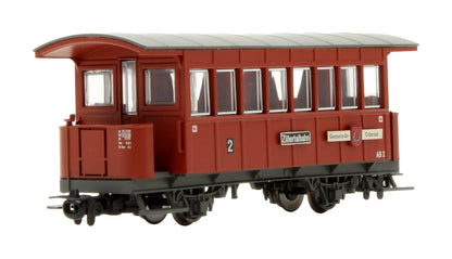 Pre-Owned L371111 Zillertalbahn Green 1st/2nd Class Composite Passenger Car 'AB2'