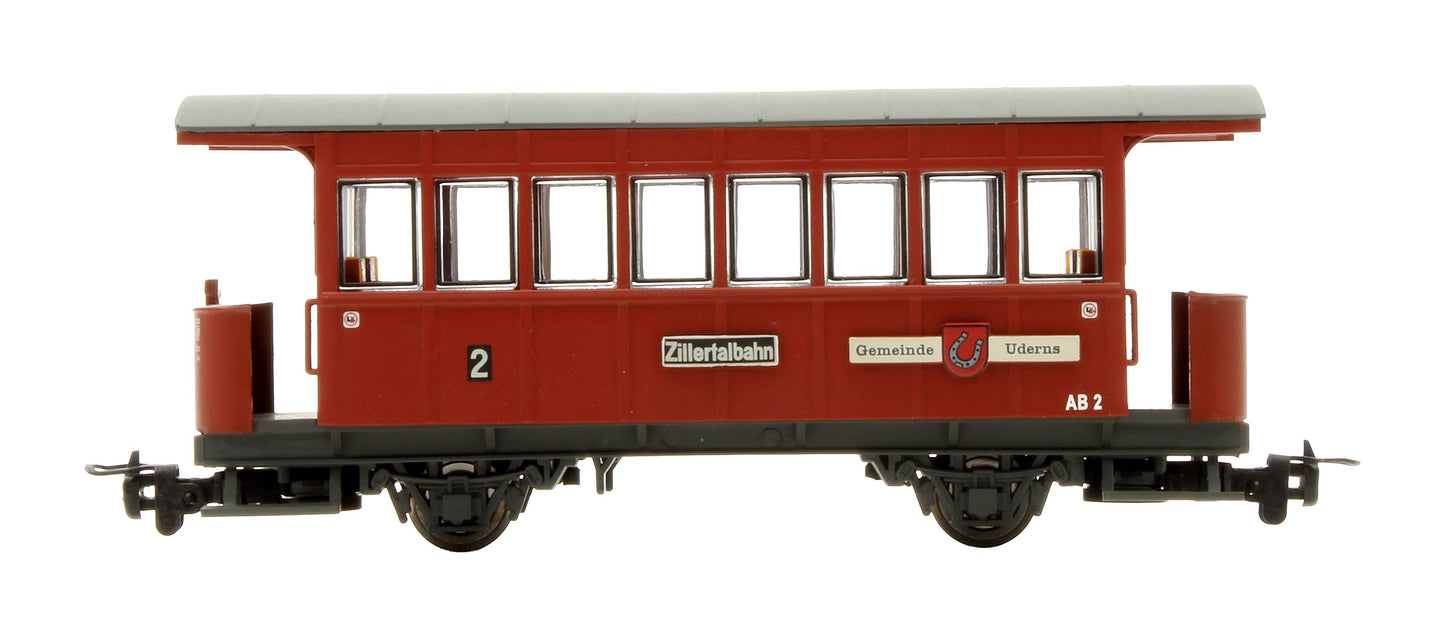 Pre-Owned L371111 Zillertalbahn Green 1st/2nd Class Composite Passenger Car 'AB2'