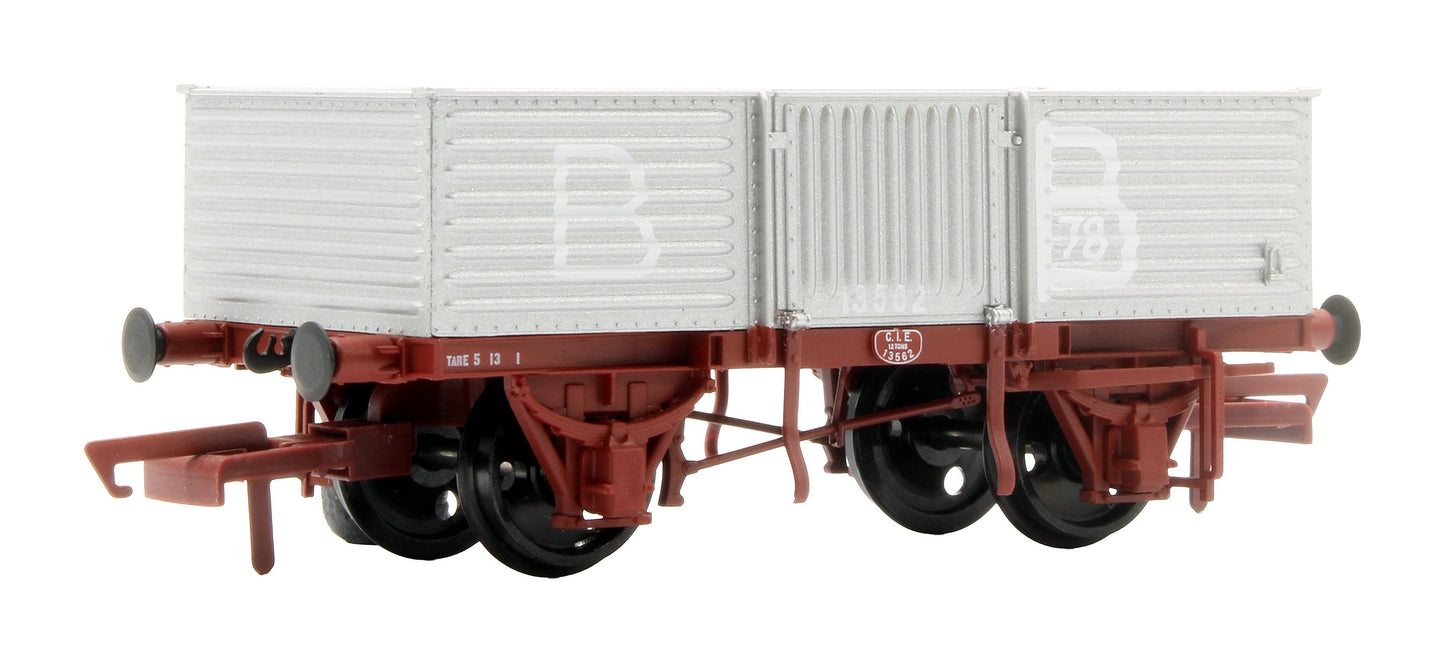 Pre-Owned IRM1259 CIÉ 12T Corrugated Open Wagon - Roundel - Beet Traffic - Pack 1
