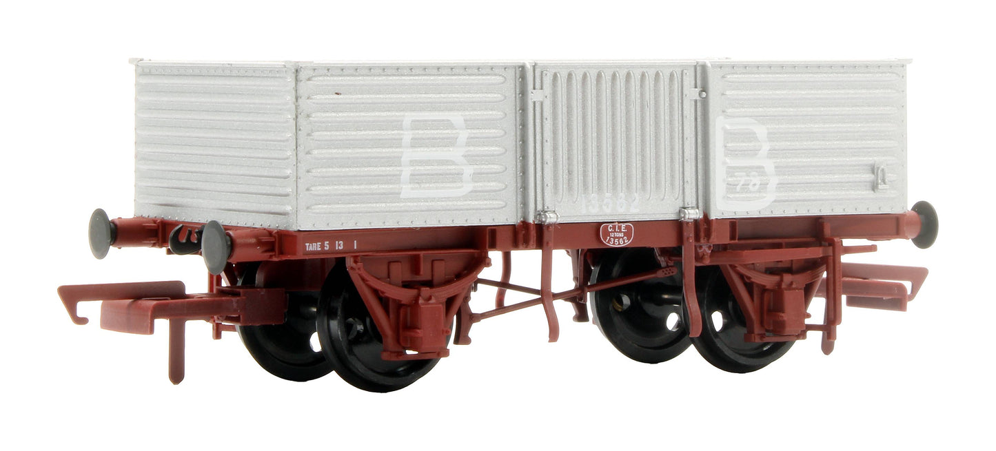 Pre-Owned IRM1259 CIÉ 12T Corrugated Open Wagon - Roundel - Beet Traffic - Pack 1