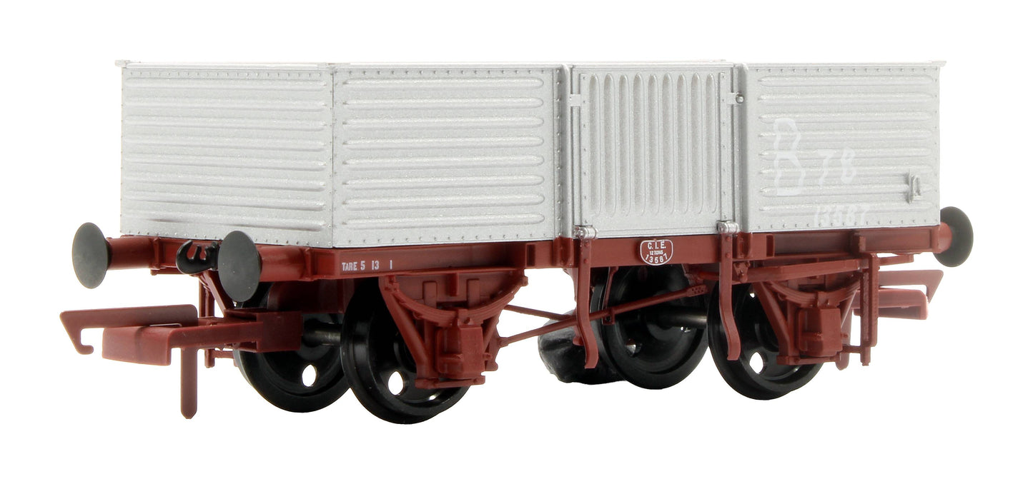 Pre-Owned IRM1259 CIÉ 12T Corrugated Open Wagon - Roundel - Beet Traffic - Pack 1