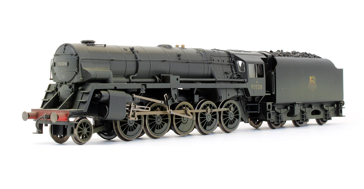 Pre-Owned RailRoad Early BR Class 9F Crosti Boiler '92028' Steam Locomotive - Heavily Weathered