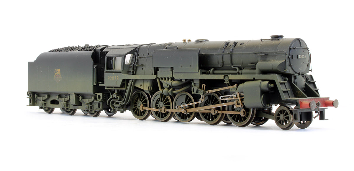 Pre-Owned RailRoad Early BR Class 9F Crosti Boiler '92028' Steam Locomotive - Heavily Weathered