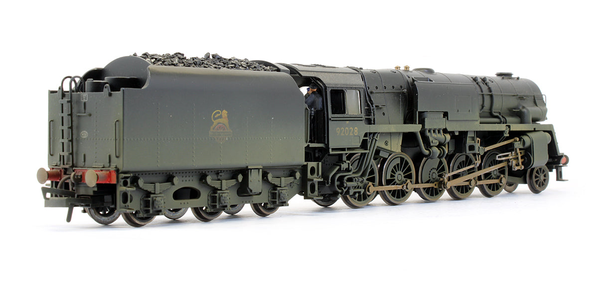 Pre-Owned RailRoad Early BR Class 9F Crosti Boiler '92028' Steam Locomotive - Heavily Weathered