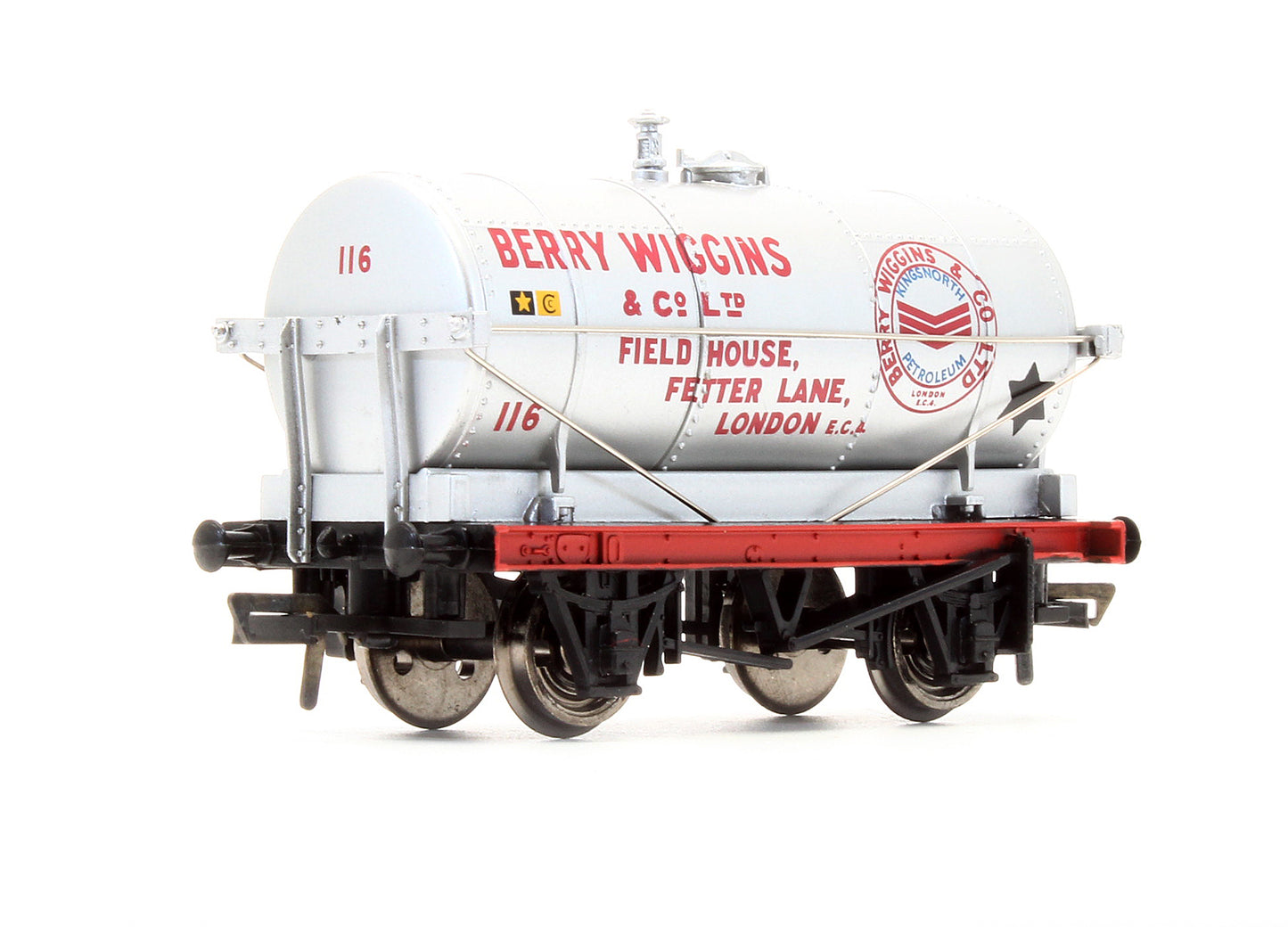 Pre-Owned 14 Ton Tank Wagon Silver 'Berry Wiggins' No.116